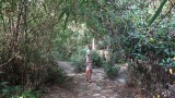 Onderweg naar waterval