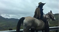 Man te paard