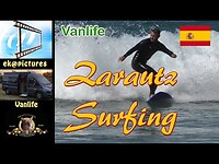 Zarautz surfing