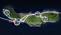 Sao Miguel route