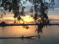 Don Det sunset