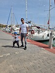 In de haven met papa