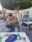 Stoeien met papa