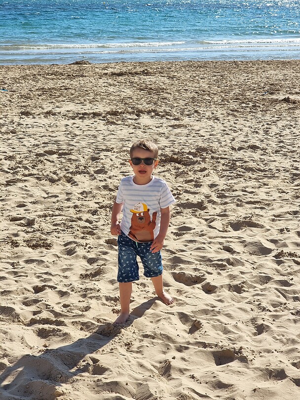 Heerlijk op het strand