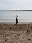 Oliver op strand