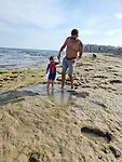 Langs strand