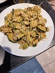 Courgette en ei