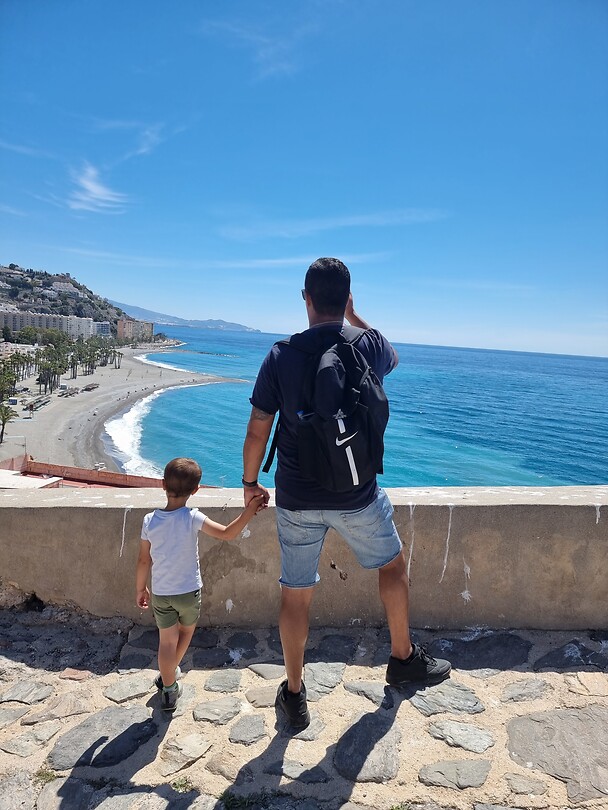 Papa en Oliver
