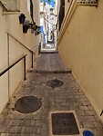 Steile weg