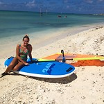 de eerste windsurfles