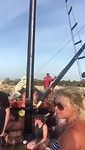 Van de boot slingeren bij de sunset sail