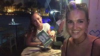 Drankjes bij een beach bar