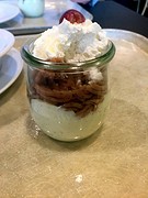 Strange but good Swiss desert (no it does not contain spaghetti)