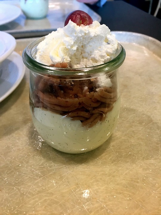 Strange but good Swiss desert (no it does not contain spaghetti)