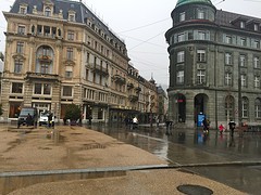 Shopping street in Biel