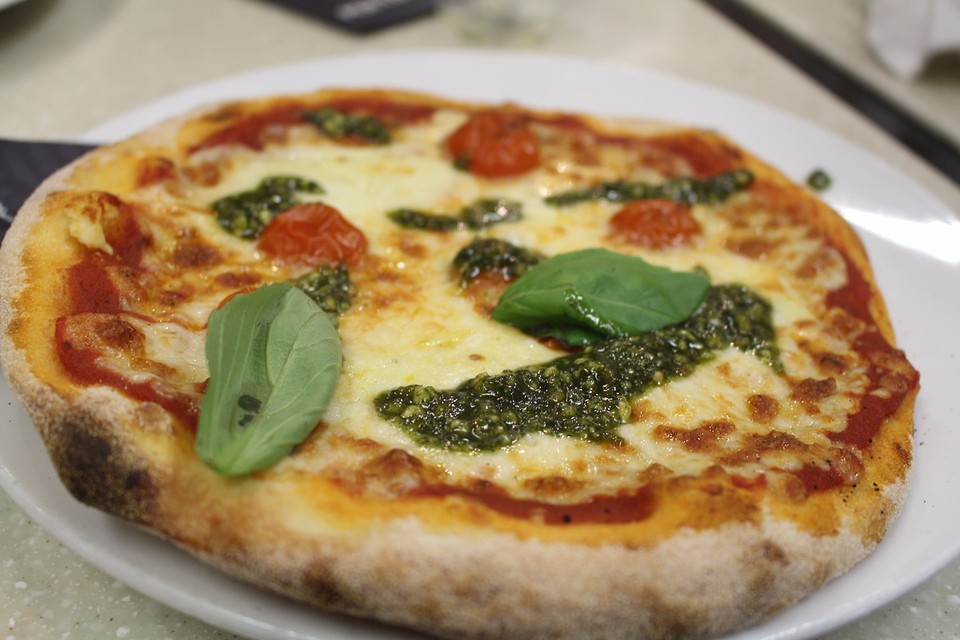 Pizza op Schiphol