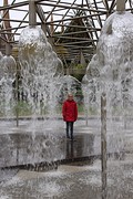 Juliette onder de fontein?