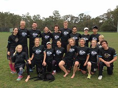 Team foto Racquet and disc