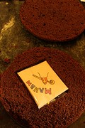 Cadeau in de taart