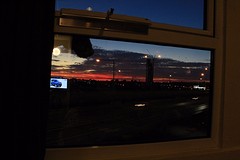 Skyline uit het raam