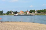 De rijn bij de camping