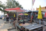 Terras van de Camping