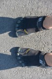 met deze rare schoenen (volgens Geurt) heb ik bijna de hele route gefietst!