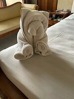 Versiering op het bed