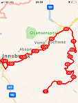 Route Hintertux-Innsbruck