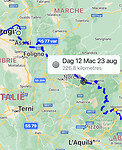 23/8 de route