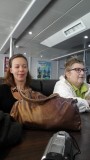 op de ferry...ze worden steeds witter