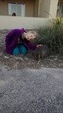 Claire even de Quokka aaien