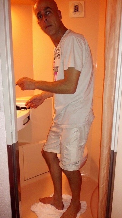 de badkamer