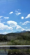 prachtige wolken boven de Pyreneeën