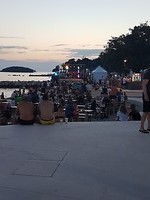 Muziek op het strand