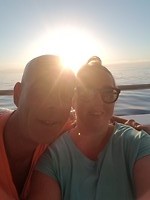 Samen bij zonsondergang