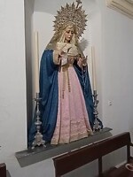 maria met echte jurk