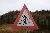 Pas op voor skiërs