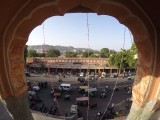 Jaipur, Juhari Bazaar from rooftop
