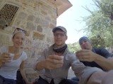 Annemarie en Andreas. A nice chai at the end of our visit