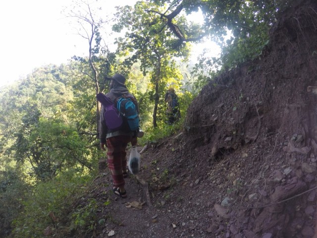 Hike to waterfall