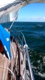 Met de wind mee door het zeegat van Norderney