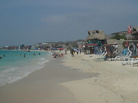 Baru strand, vaste land