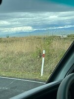 Beeld vanuit de auto
