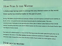 Het water is drinkbaar, wordt gecontroleerd!