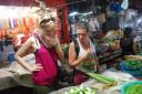 op de markt in Siem Reap