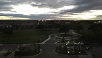 Zonsondergang vanuit onze suite