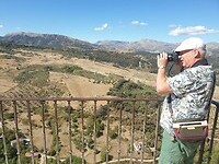 Marco fotografeert het uitzicht