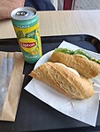 De lunch op de 1 na laatste dag