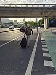 Op weg naar de metro